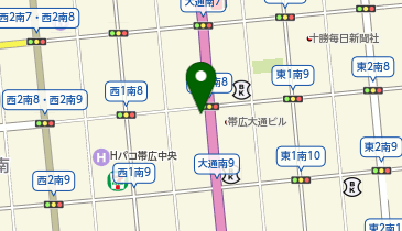 ザ・パーク帯広広小路第1の地図画像