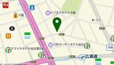 ザ・パーク仙台本町第1の地図画像