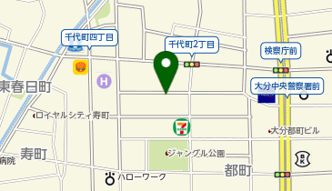 ザ・パーク大分都町3丁目の地図画像