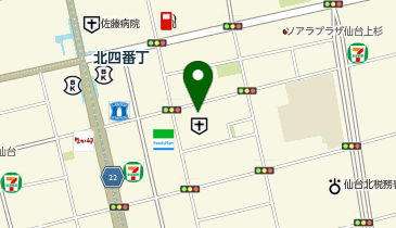 ザ・パーク仙台上杉第1の地図画像