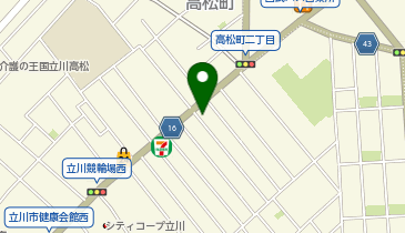 ザ・パーク立川高松町第2の地図画像
