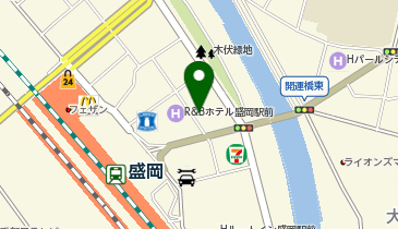 ザ・パーク盛岡駅前通5の地図画像