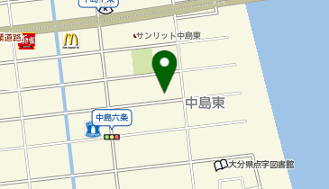 ザ・パーク大分中島東2丁目の地図画像