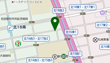 ザ・パーク北17西2の地図画像