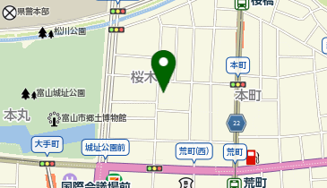 ザ・パーク富山桜木町第2の地図画像