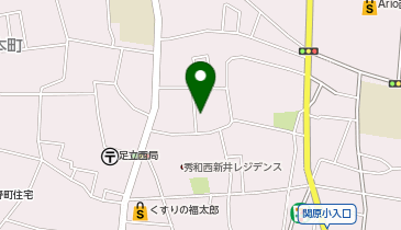 ザ・パーク西新井本町5丁目第1の地図画像