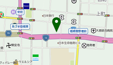 ザ・パーク福島大町第2の地図画像