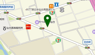 ザ・パーク一番町1丁目(仙台)の地図画像