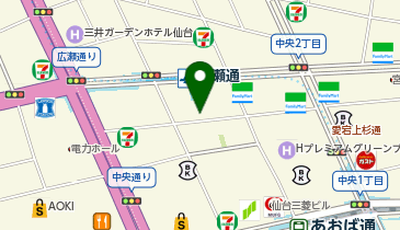 ザ・パーク中央2丁目2の地図画像