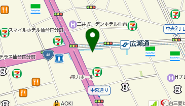 ザ・パーク広瀬中央の地図画像