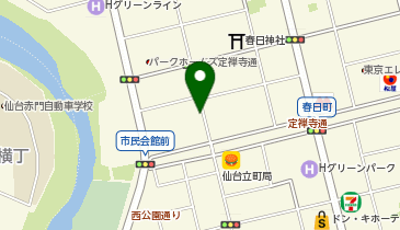 ザ・パーク仙台春日町の地図画像