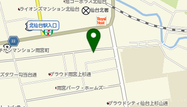 ザ・パーク雨宮町の地図画像