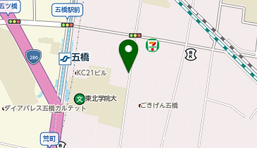 ザ・パーク東七番丁の地図画像