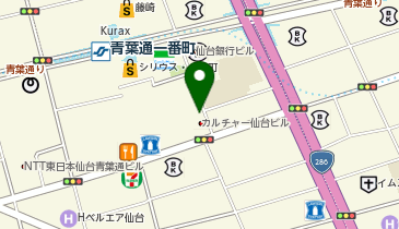 ザ・パーク一番町2丁目2(仙台)の地図画像