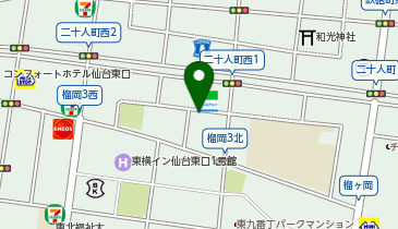 ザ・パーク東九番丁の地図画像