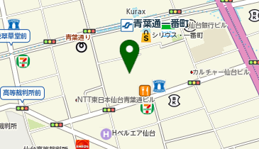 ザ・パーク一番町(仙台)の地図画像