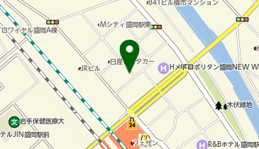 ザ・パーク盛岡駅前北通3の地図画像