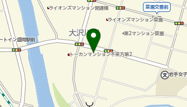 ザ・パーク大沢川原の地図画像