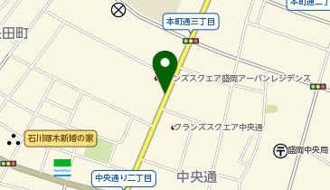 ザ・パーク本町通3丁目2の地図画像