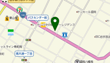 ザ・パーク中ノ橋通の地図画像