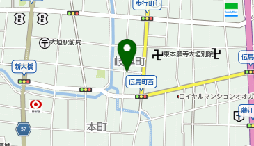 ザ・パーク大垣岐阜町の地図画像