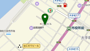 ザ・パーク函館大手町7の地図画像