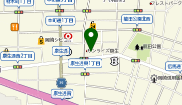 ザ・パーク康生通東第2の地図画像