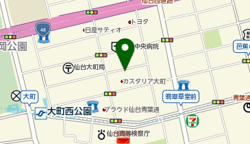 ザ・パーク仙台大町第1の地図画像