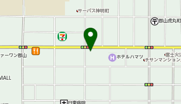 ザ・パーク郡山虎丸第2の地図画像