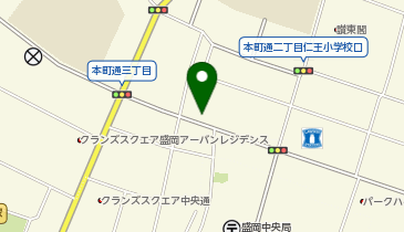 ザ・パーク本町通3丁目4の地図画像