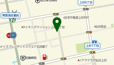 ザ・パーク仙台上杉第4の地図画像