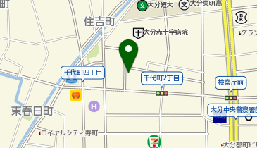 ザ・パーク大分千代町3丁目の地図画像
