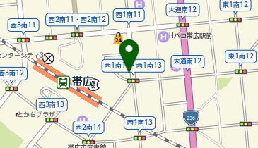 ザ・パーク帯広駅前の地図画像