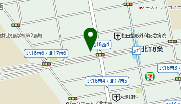 ザ・パーク北18西5の地図画像