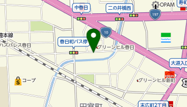 ザ・パーク大分新町の地図画像