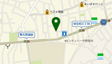 ザ・パーク中野弥生町3丁目第4の地図画像