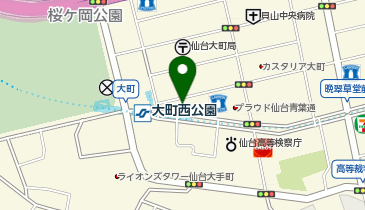 ザ・パーク仙台大町第2の地図画像