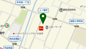 ザ・パーク紺屋町(盛岡市)の地図画像