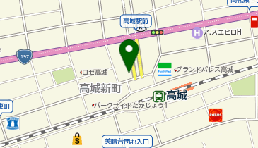 ザ・パーク大分高城駅前の地図画像