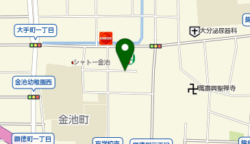 ザ・パーク大分金池町4丁目の地図画像