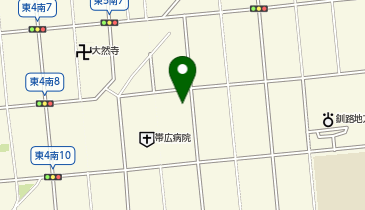 ザ・パーク帯広協会病院の地図画像