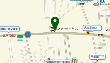 ザ・パーク立川幸町の地図画像