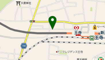 ザ・パーク王寺駅前の地図画像