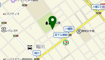 ザ・パーク静岡稲川2丁目第1の地図画像