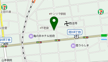 ザ・パーク別府中央町第2の地図画像