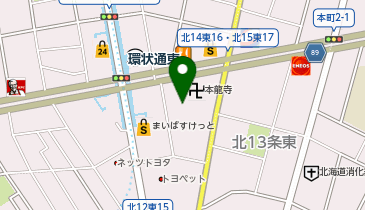 ザ・パーク北14東15第1の地図画像