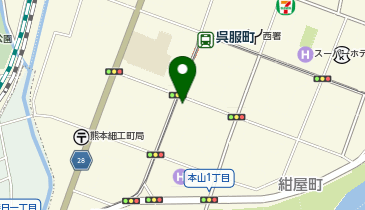 ザ・パーク呉服町3丁目の地図画像