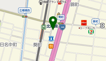 ザ・パーク北岡崎駅前の地図画像