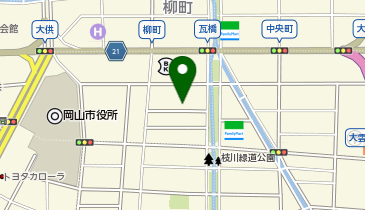 ザ・パーク大供1丁目の地図画像
