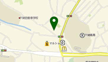 ザ・パーク下関後田町の地図画像